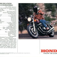 1982 Honda CB750 Custom.